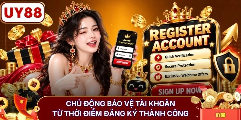 Chủ động bảo vệ tài khoản từ thời điểm đăng ký thành công