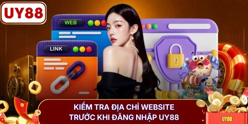 Chính sách bảo mật UY88 2 Kiểm tra địa chỉ website trước khi đăng nhập UY88