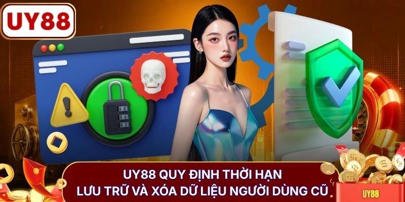 UY88 quy định thời hạn lưu trữ và xóa dữ liệu người dùng cũ